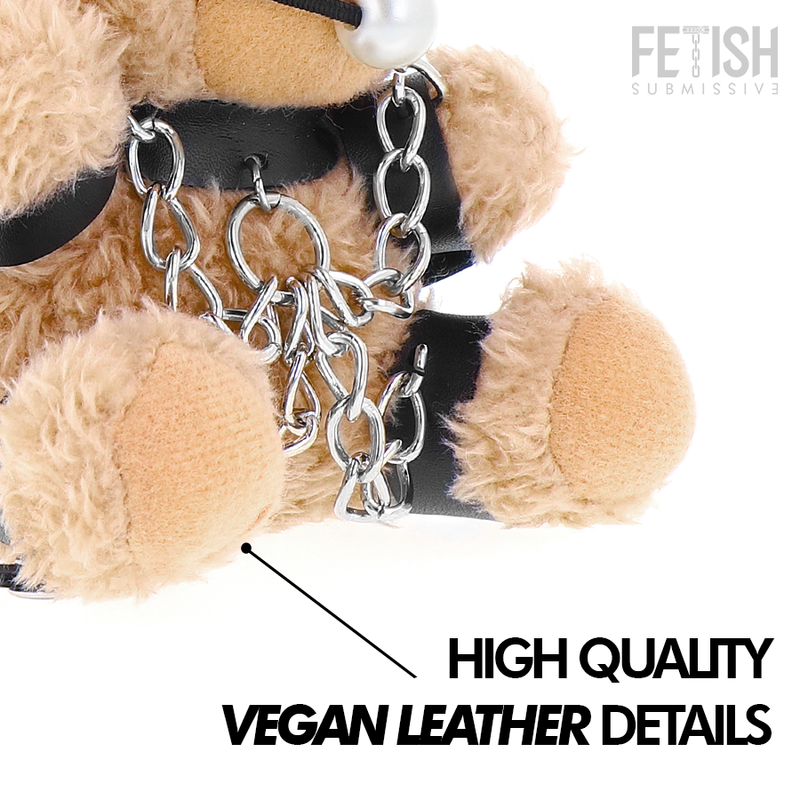 Ours en peluche Fozzie au style BDSM — FETISH SUBMISSIVE REBEL TOYS