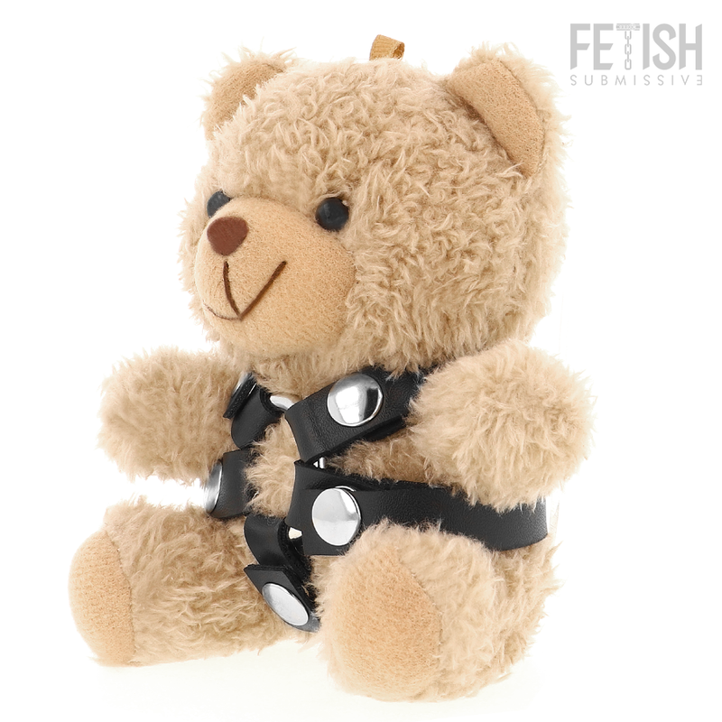 Ours en peluche Bongo au charme rebelle — FETISH SUBMISSIVE REBEL TOYS