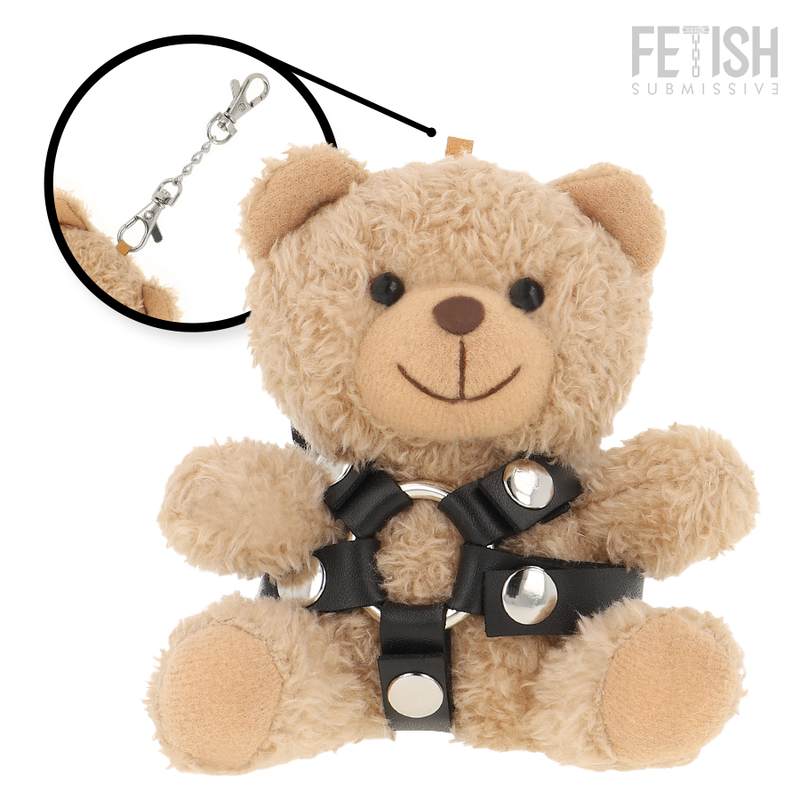 Ours en peluche Bongo au charme rebelle — FETISH SUBMISSIVE REBEL TOYS