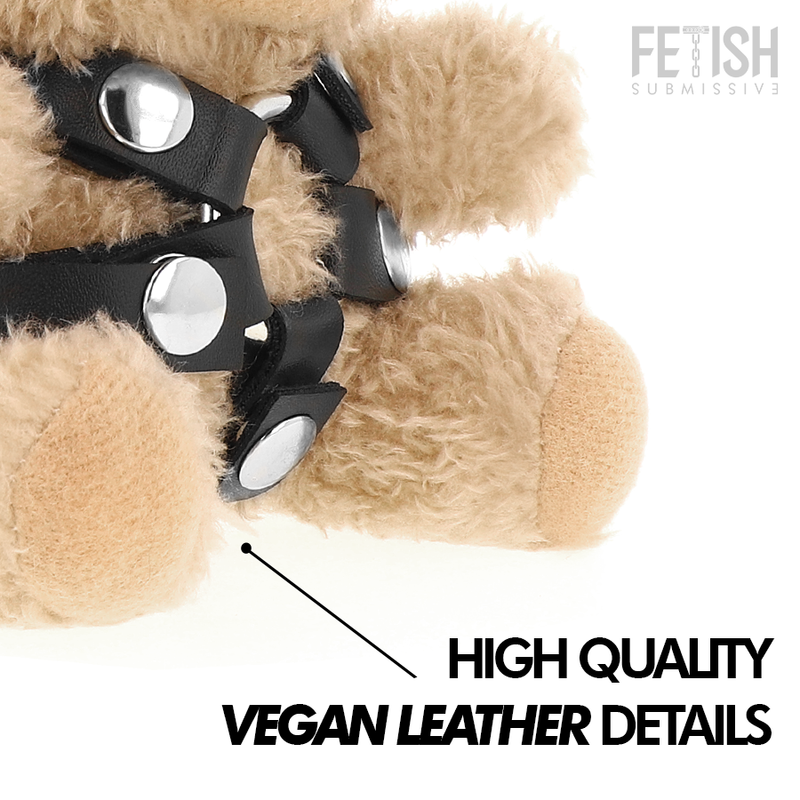 Ours en peluche Bongo au charme rebelle — FETISH SUBMISSIVE REBEL TOYS