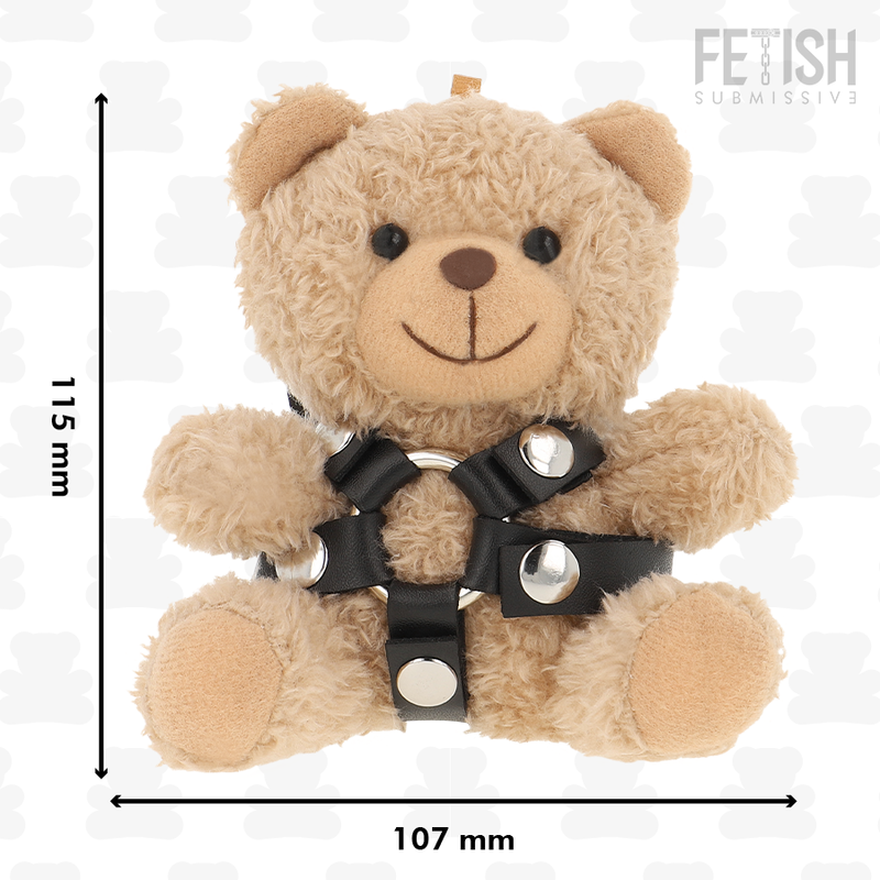 Ours en peluche Bongo au charme rebelle — FETISH SUBMISSIVE REBEL TOYS