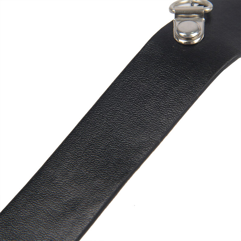 Pinces à seins en cuir noir pour bondage — SUBBLIME FETISH
