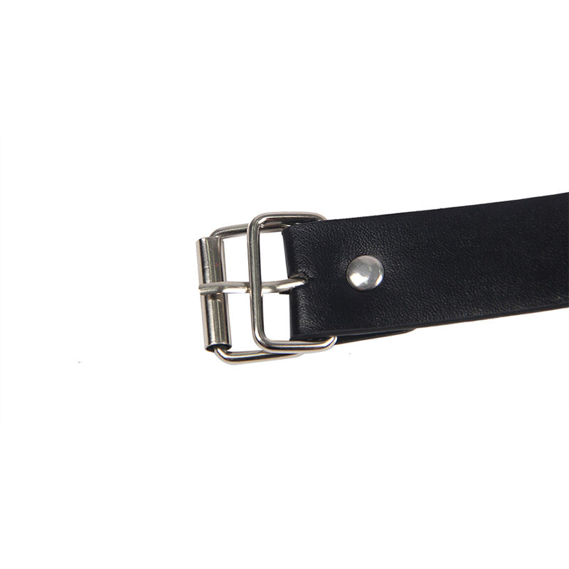 Pinces à seins en cuir noir pour bondage — SUBBLIME FETISH