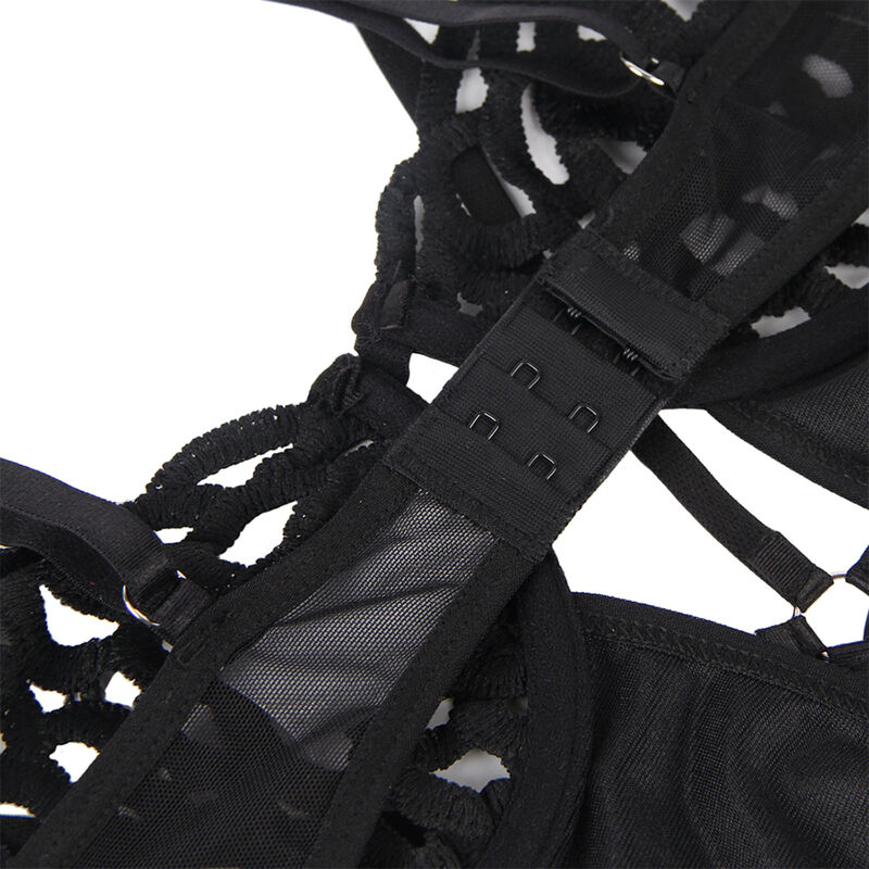 Body en dentelle noire sexy — SUBBLIME BODYSTOCKINGS
