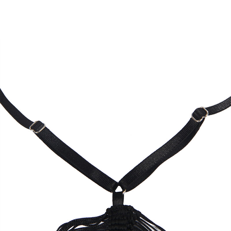 Robe à bretelles et string noir — SUBBLIME SETS
