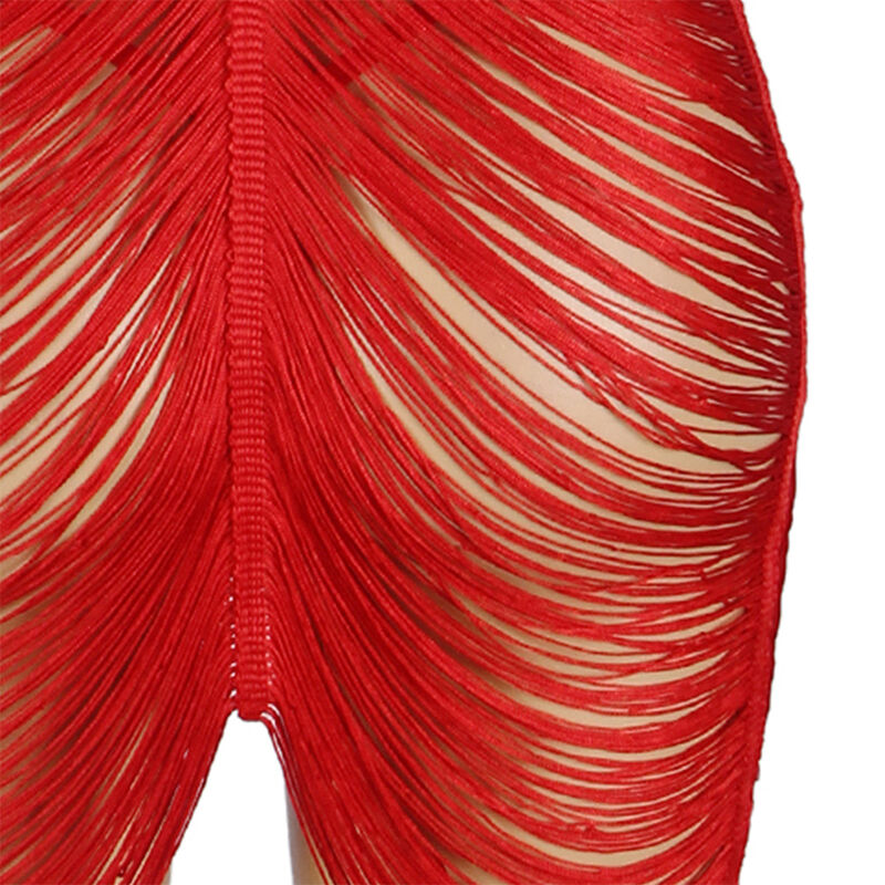 Robe à bretelles et string rouge — SUBBLIME SETS