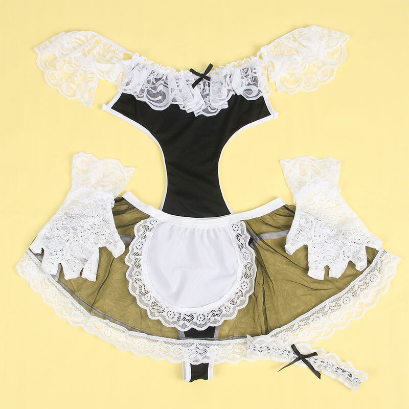 Costume de femme sexy noir et blanc — SUBBLIME COSTUMES