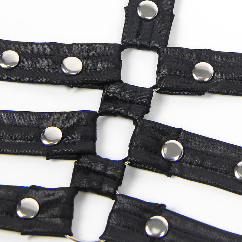 Body bondage en cuir noir — SUBBLIME DRESSES