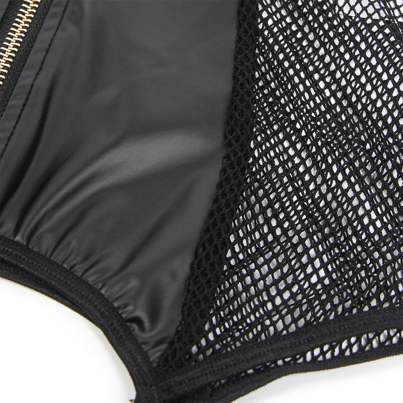 Robe sexy en maille cuir noir — SUBBLIME DRESSES