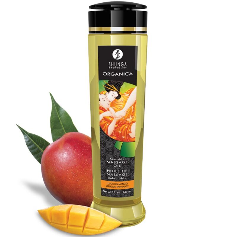 Huile de massage bio à la mangue 240 ml — SHUNGA OILS