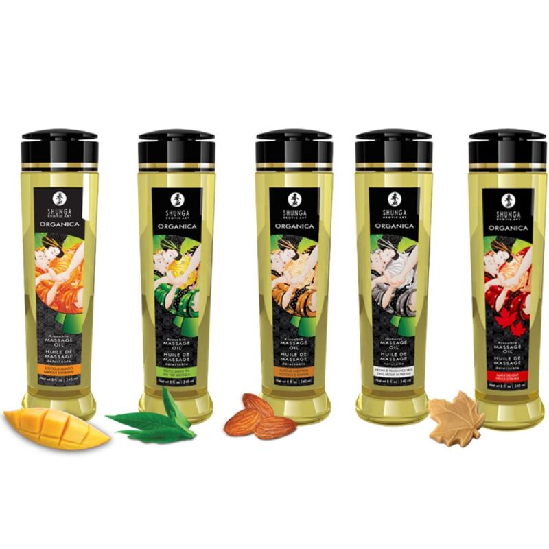 Huile de massage bio à la mangue 240 ml — SHUNGA OILS