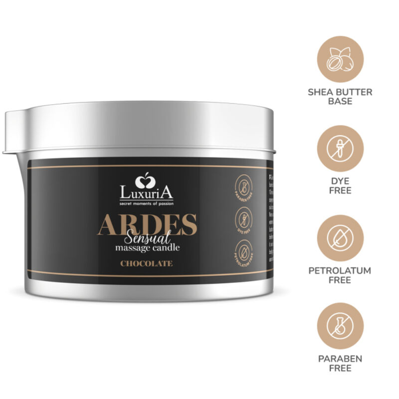 Bougie de massage parfumée au chocolat — INTIMATELINE
