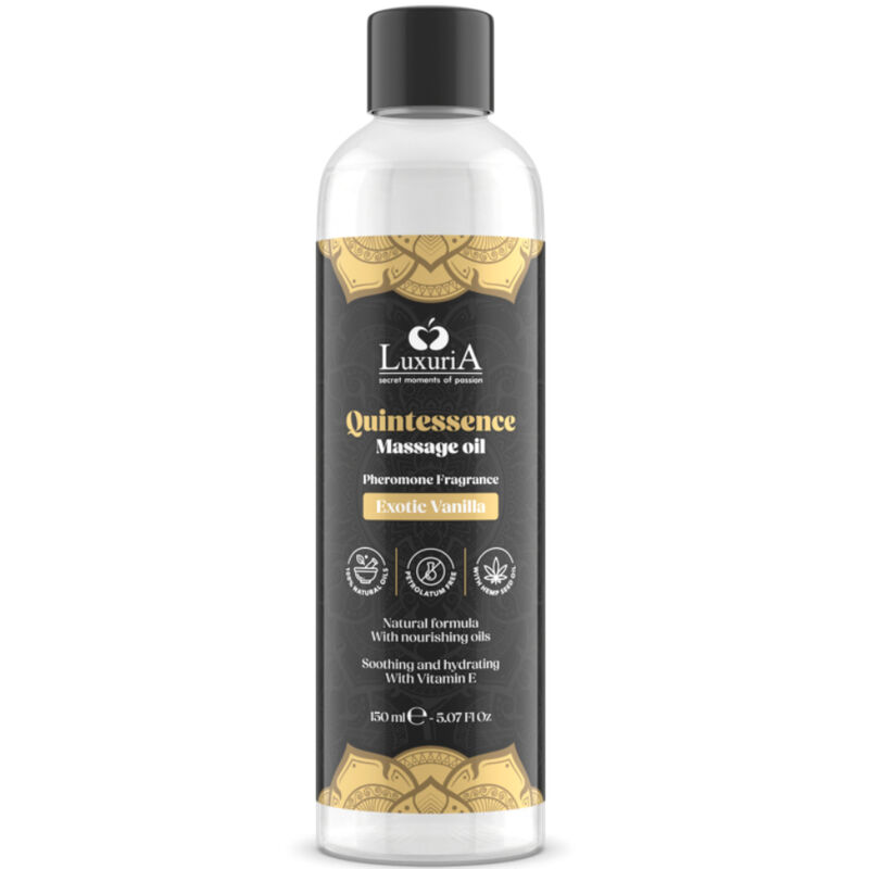Huile de massage luxuriante à la vanille exotique — INTIMATELINE