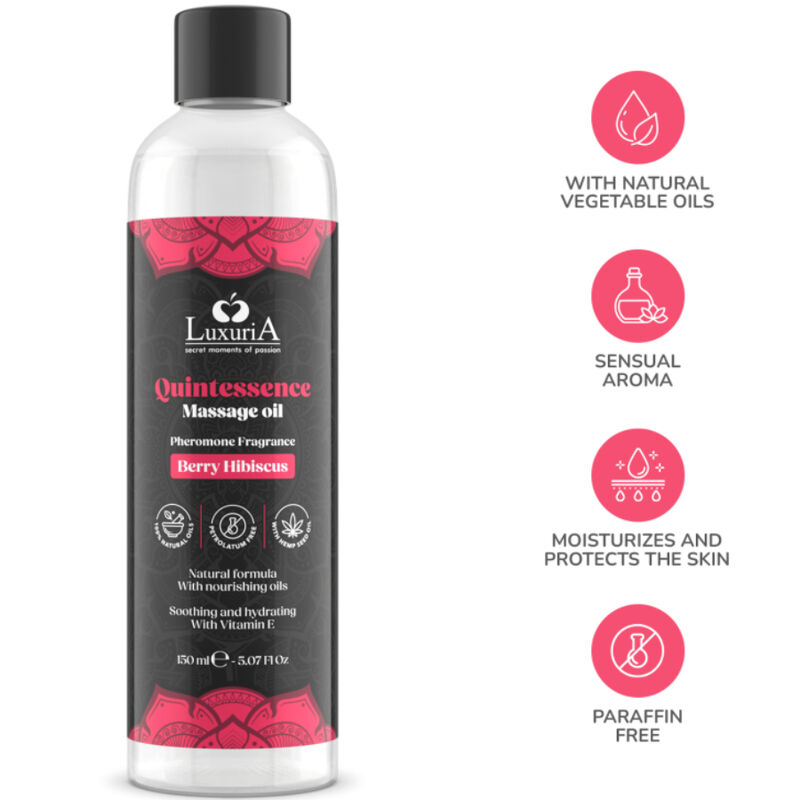 Huile de massage aux baies — INTIMATELINE