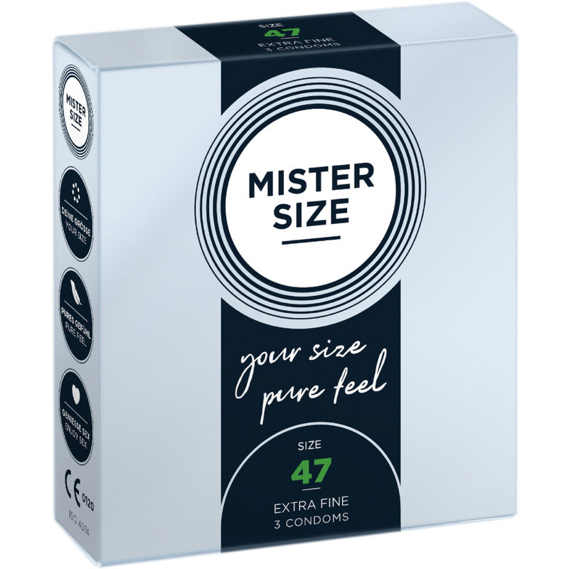 Préservatifs taille XS 47 mm ultra-fins — MISTER SIZE