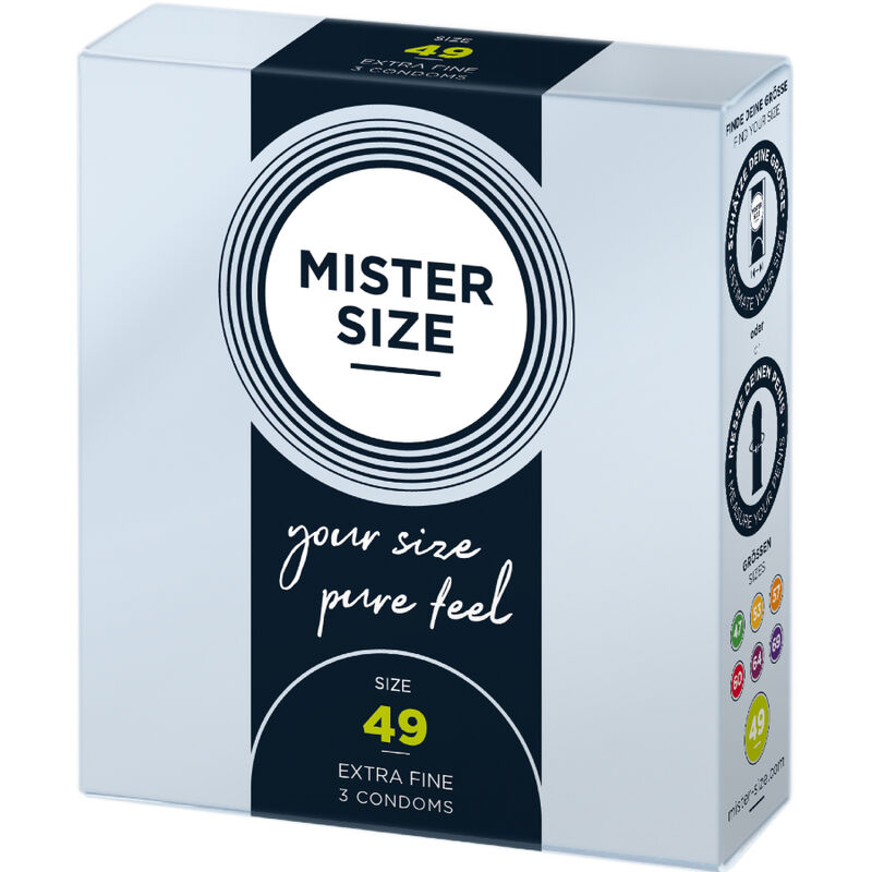 Préservatif taille S 49mm ultra-mince — MISTER SIZE