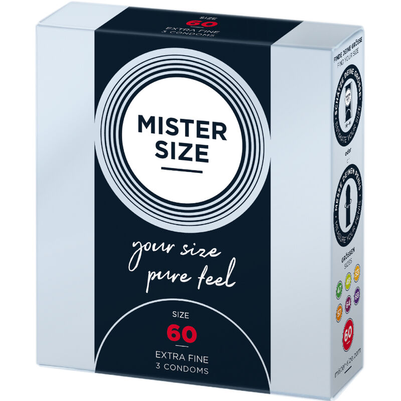 Préservatif taille XL 60 mm lot de 3 — MISTER SIZE