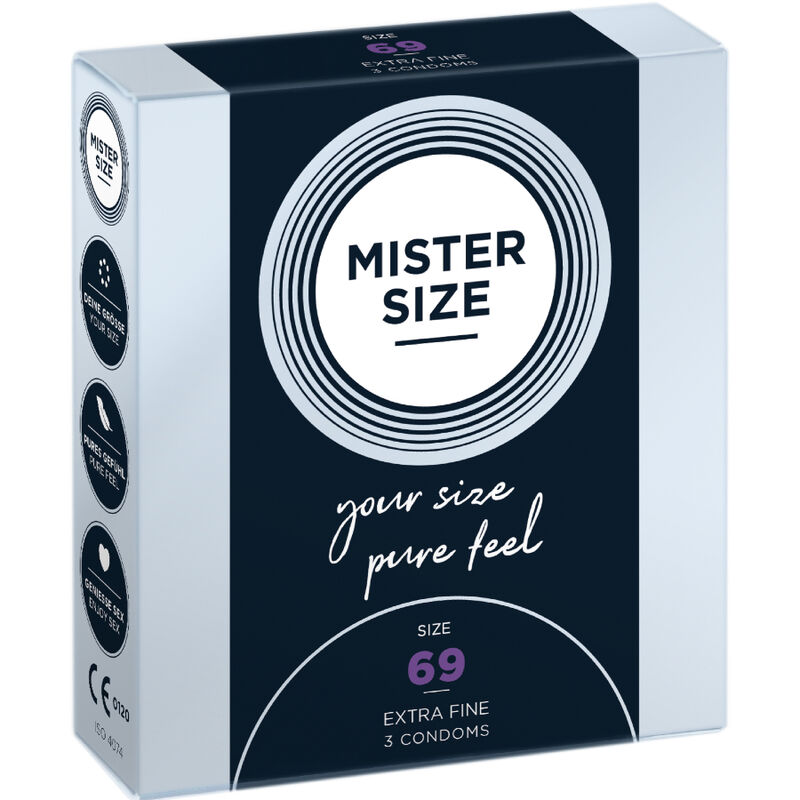 Préservatifs extra larges 69 mm — MISTER SIZE