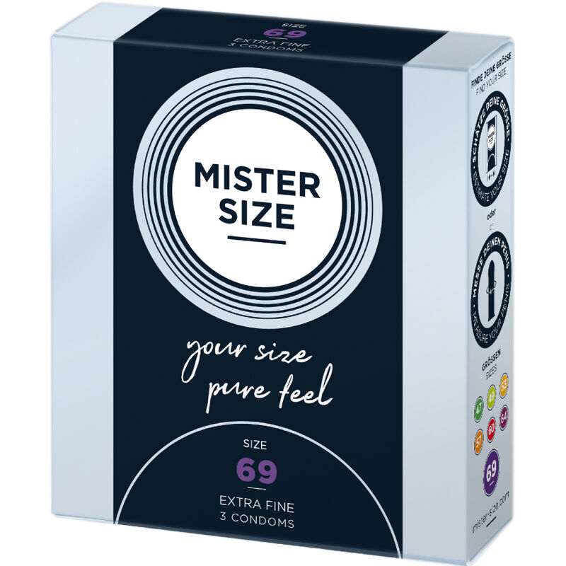Préservatifs extra larges 69 mm — MISTER SIZE