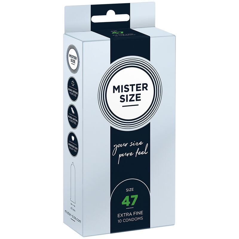 Préservatif ajusté ultra-fin taille XS 47 mm — MISTER SIZE