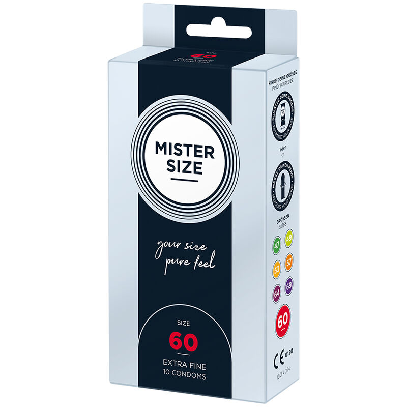 Préservatifs larges 60 mm, lot de 10 — MISTER SIZE