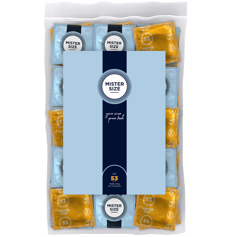 Préservatif taille M 53 mm, lot de 100 — MISTER SIZE