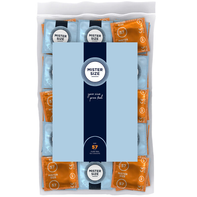 Préservatifs taille L 57 mm (lot de 100) — MISTER SIZE