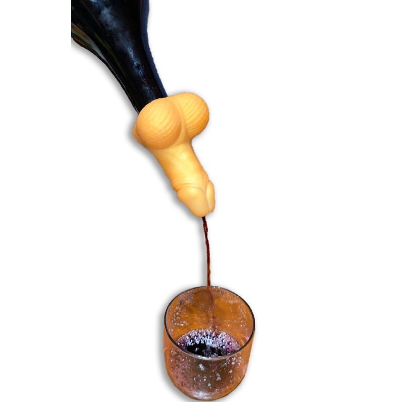 Carafe à vin fantaisie dorée — DIABLO PICANTE