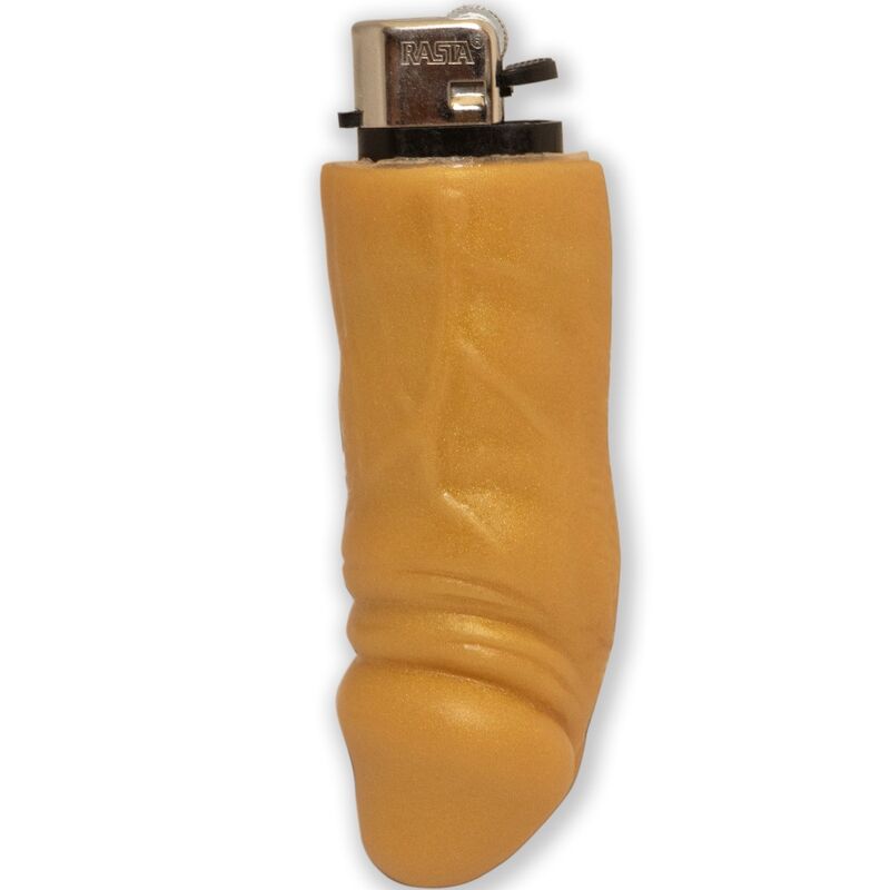 Briquet rechargable au design audacieux doré — DIABLO PICANTE