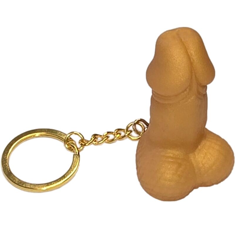 Porte-clés humoristique doré — DIABLO PICANTE