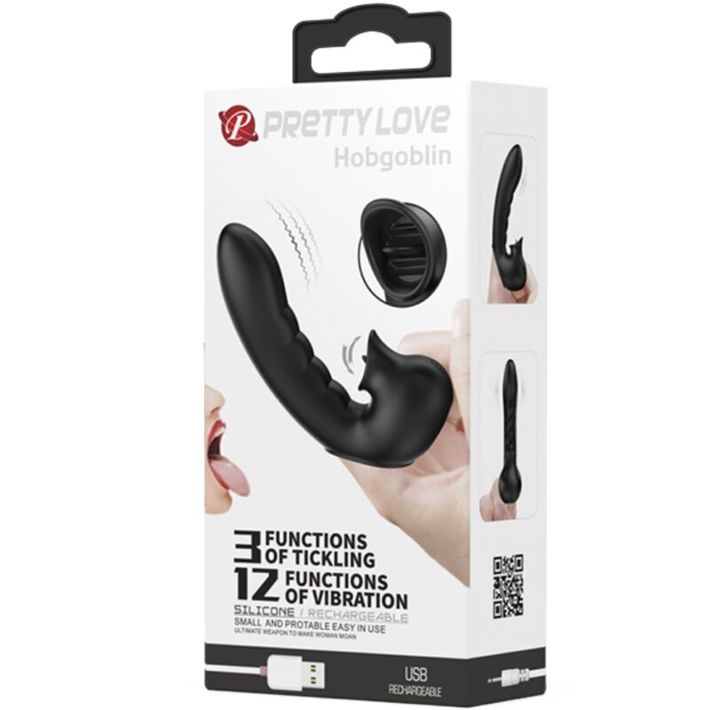 Boîte à doigts vibrants multifonction avec stimulateur clitoridien — PRETTY LOVE