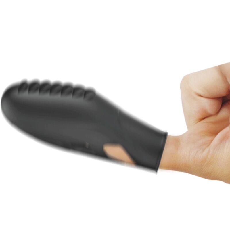 Vibrateur digital en silicone noir — PRETTY LOVE