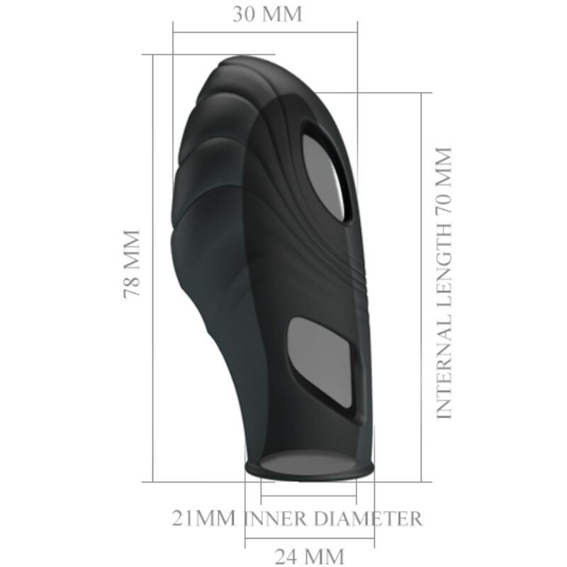 Vibrateur à doigt en silicone — PRETTY LOVE