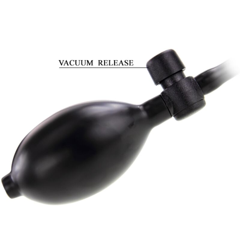 Plug anal gonflable noir — PRETTY LOVE PARTY UP