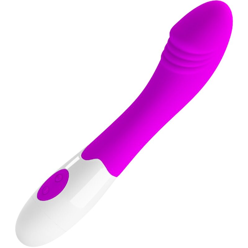Vibrateur 30 modes point G en silicone violet — PRETTY LOVE