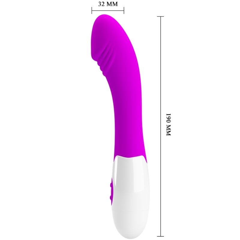 Vibrateur 30 modes point G en silicone violet — PRETTY LOVE