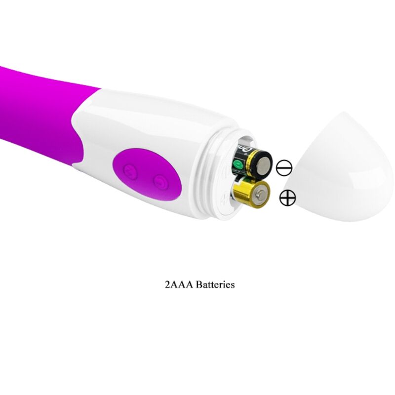 Vibrateur 30 modes point G en silicone violet — PRETTY LOVE