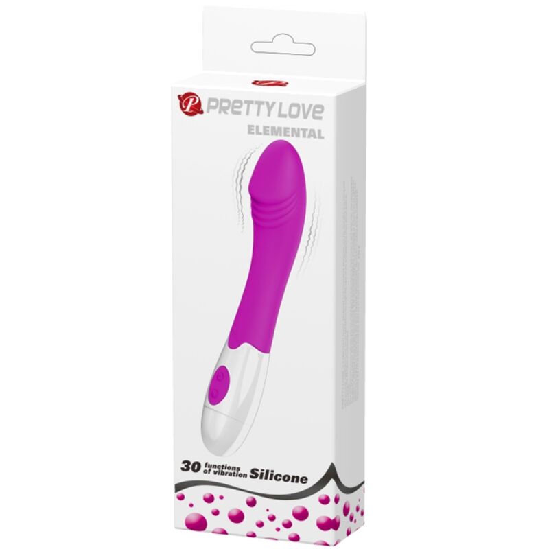 Vibrateur 30 modes point G en silicone violet — PRETTY LOVE