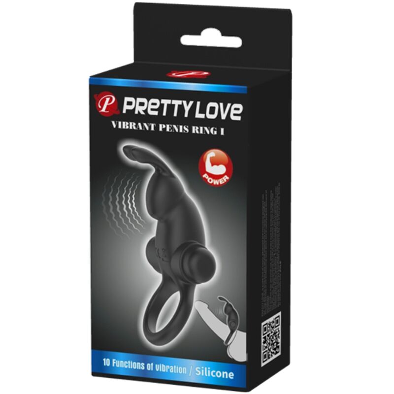 Anneau vibrant rabbit stimulateur clitoris 10 vibrations — PRETTY LOVE PARTY UP