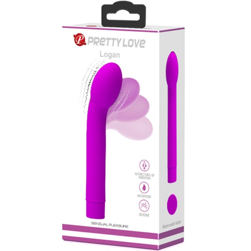 Vibrateur point G Logan 10 vibrations violet — PRETTY LOVE