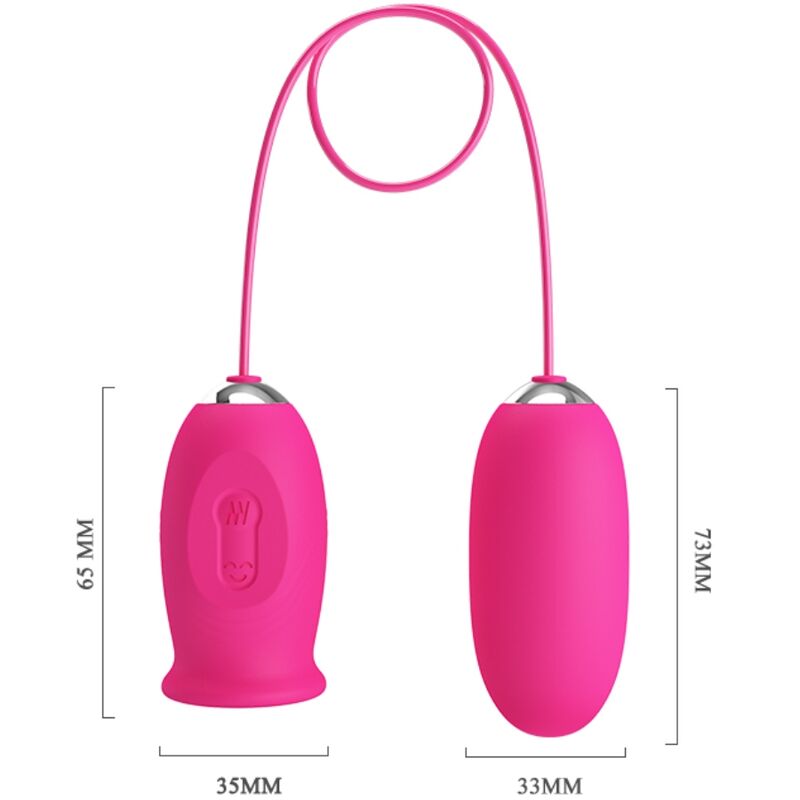 Oeuf vibrant double stimulation Daisy avec langue clitoridienne — PRETTY LOVE