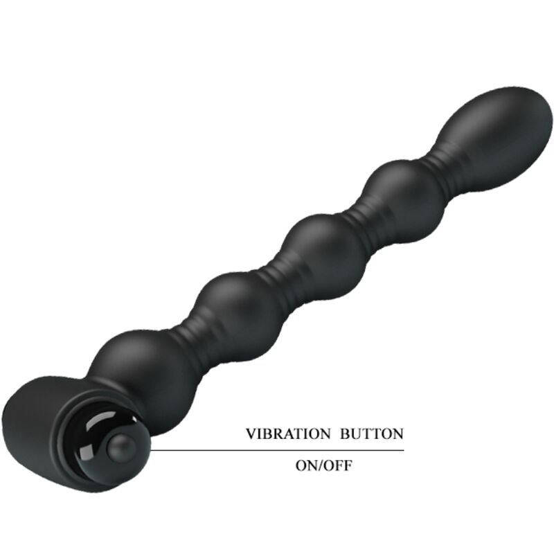 Plug anal vibrant en silicone noir 10 modes — PRETTY LOVE