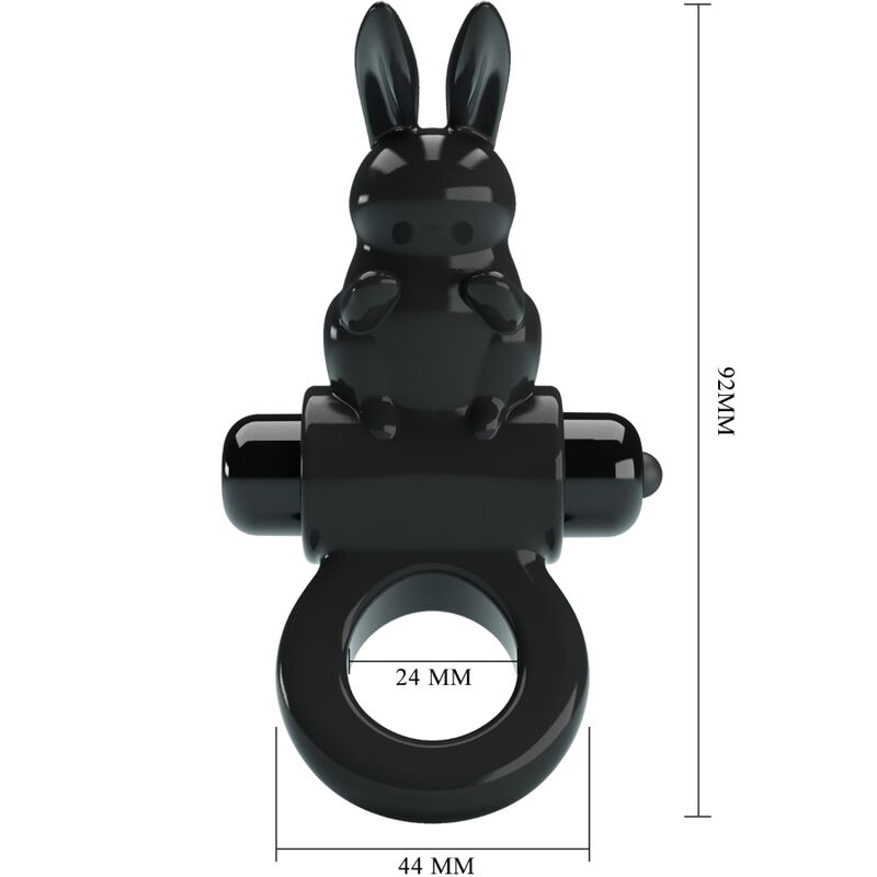 Anneau vibrant rabbit à double stimulation — PRETTY LOVE PARTY UP