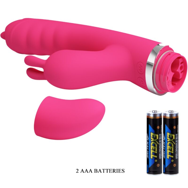 Vibrateur lapin multifonction avec stimulateur clitoridien tapant — PRETTY LOVE