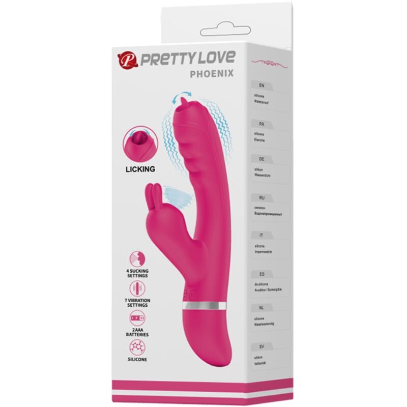 Vibrateur lapin multifonction avec stimulateur clitoridien tapant — PRETTY LOVE