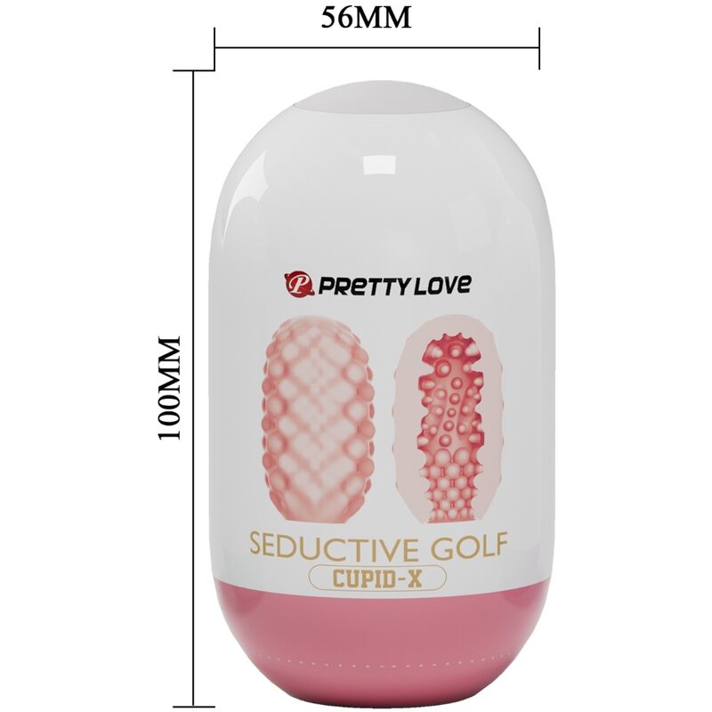 Masturbador reversible de triple textura — PRETTY LOVE