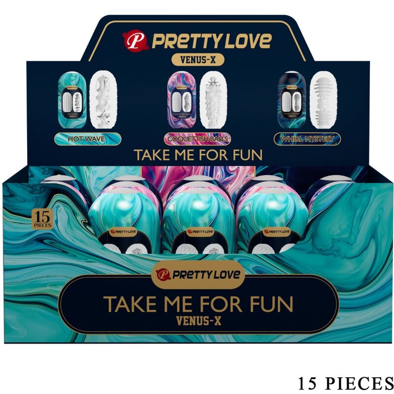 Masturbateur innovant à trois tunnels — PRETTY LOVE