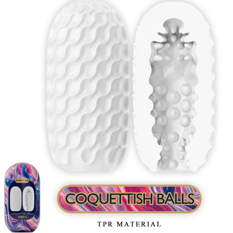 Masturbatore innovativo a tre tunnel — PRETTY LOVE