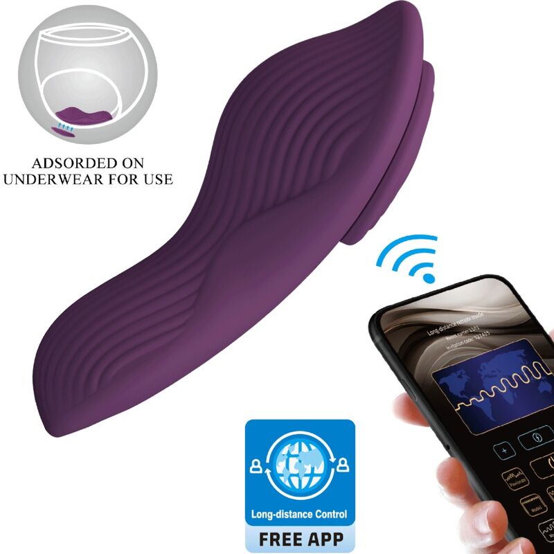 Masseur clitoridien vibrant télécommandé 10 modes — PRETTY LOVE