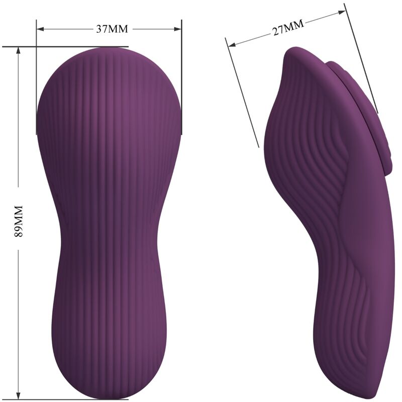 Masseur clitoridien vibrant télécommandé 10 modes — PRETTY LOVE